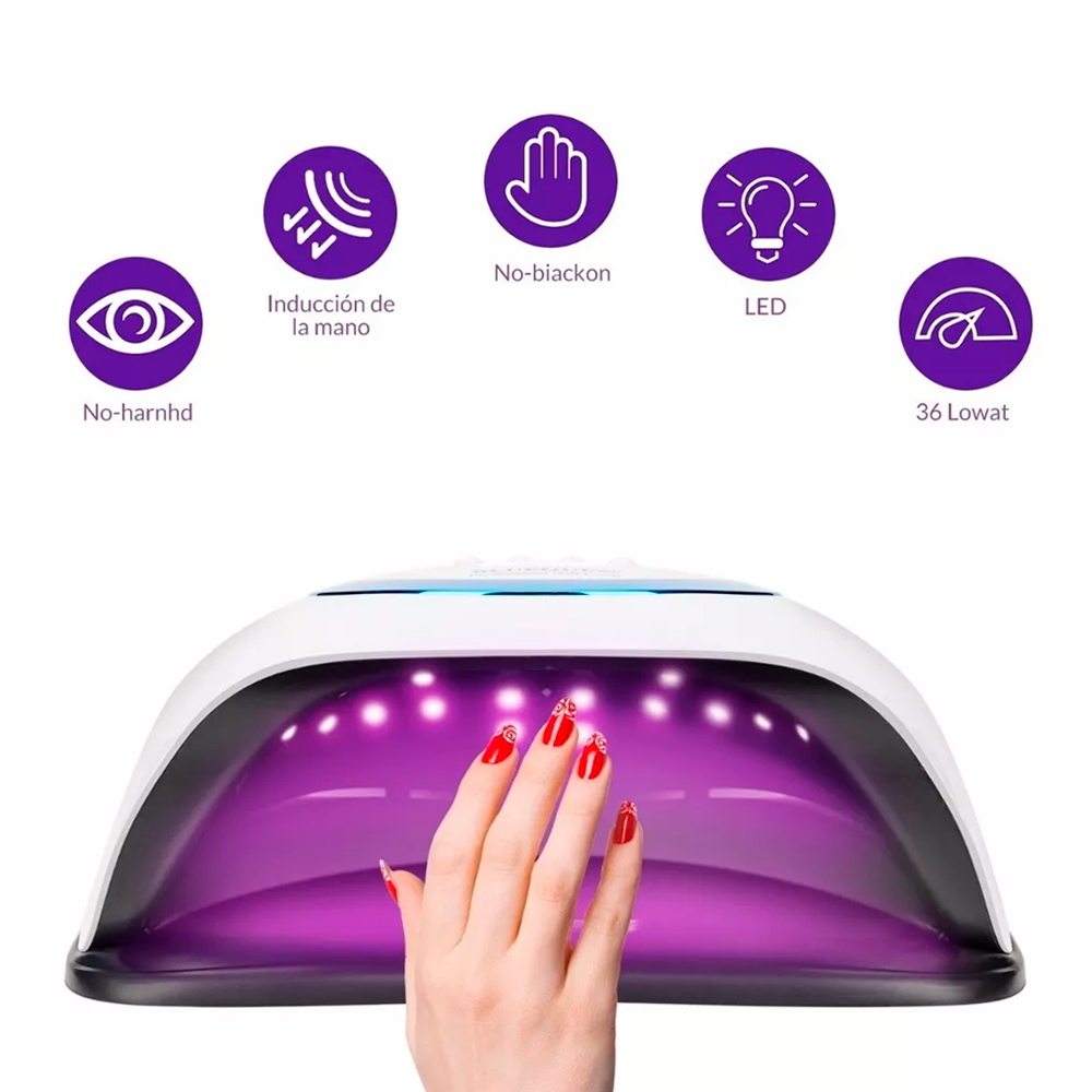 Lámpara Para Uñas Profesional 168w Lampara Uv Led Uñas Para Manos Y Pies