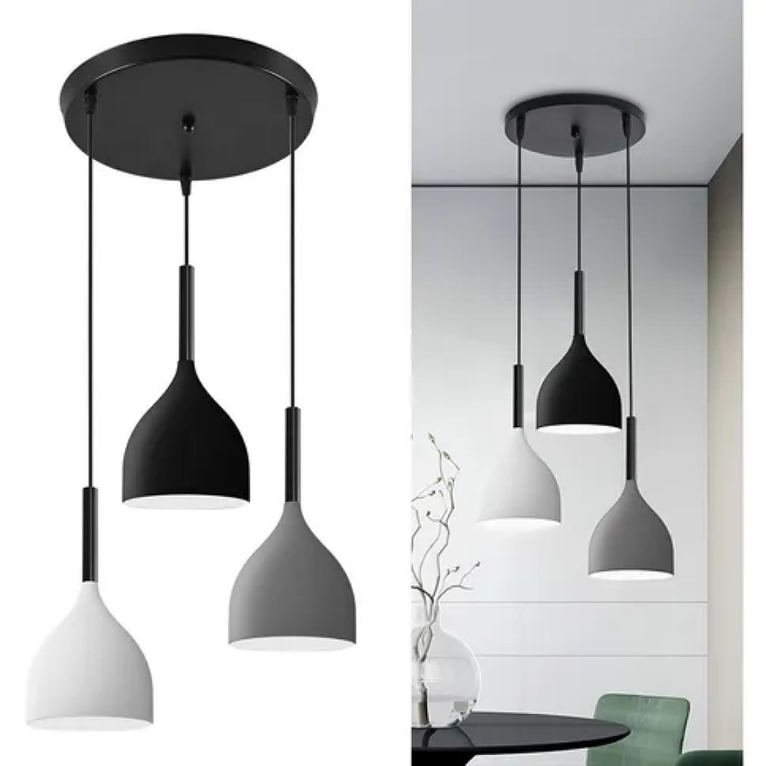 Lampara Colgante Decorativa Moderna Elegante E26/e27 Con Diy
