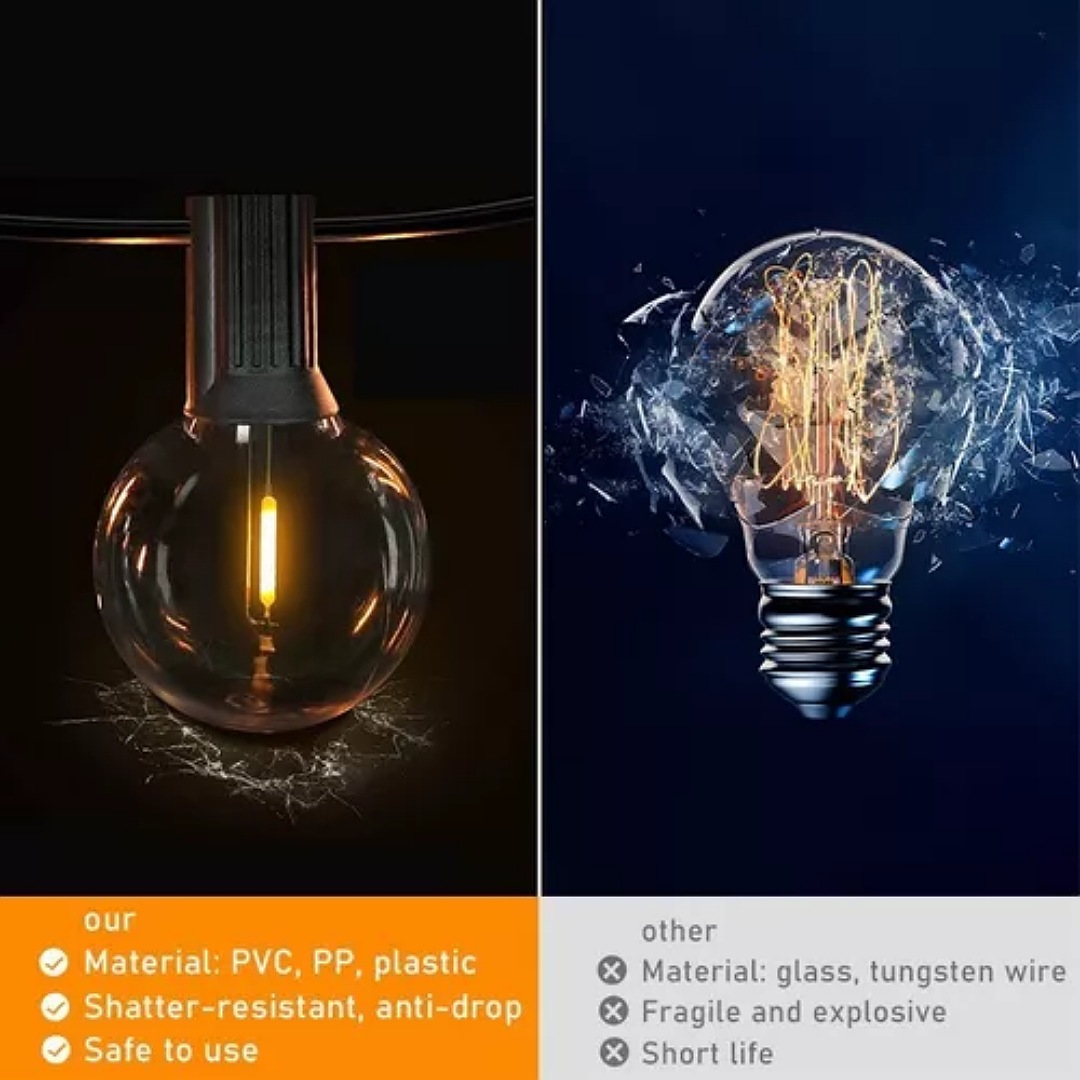 8.5m Guirnalda De Luces Led Impermeables Para Exterior