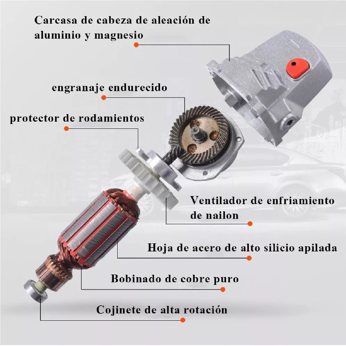 Pulidora Para Autos Pulido Lijado 1580w