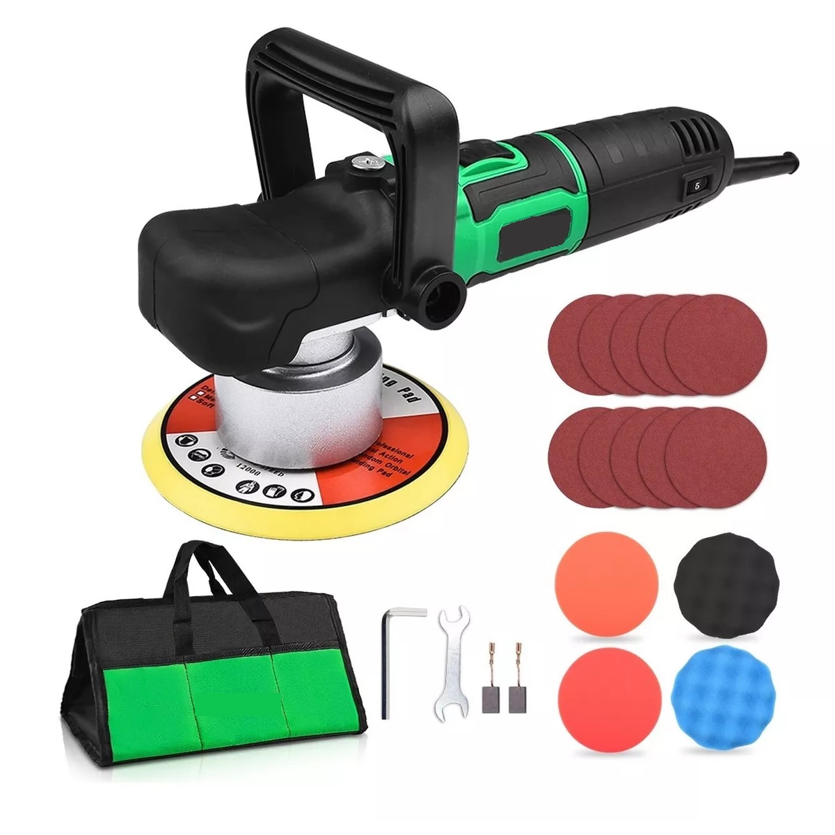 Pulidora Orbital De Velocidad Variable Y Lijadora