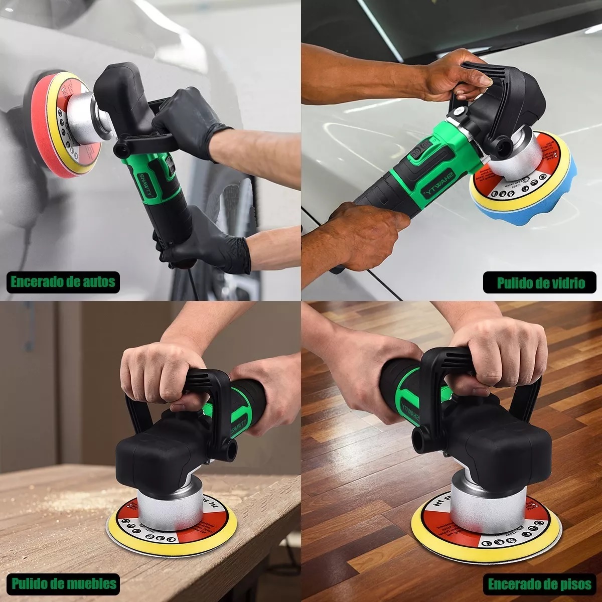 Pulidora Orbital De Velocidad Variable Y Lijadora