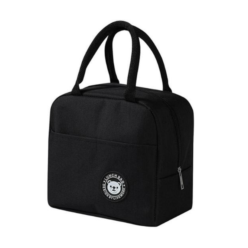 Bolsa Térmica E-MANIS 12L para Almuerzo y Viaje (Negro) – Shopavia