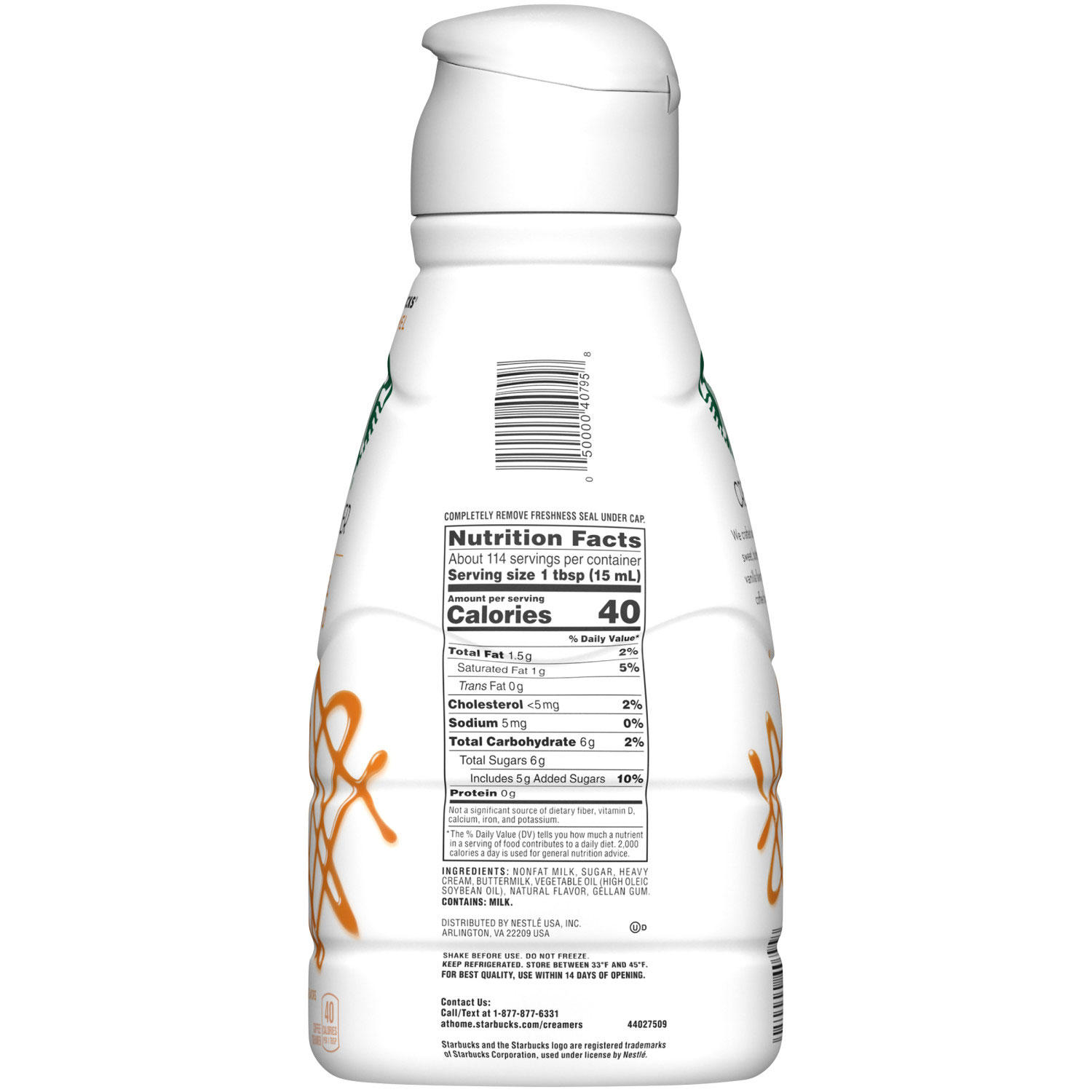 Starbucks Caramel Macchiato Creamer (58 fl. oz.) 1.71L