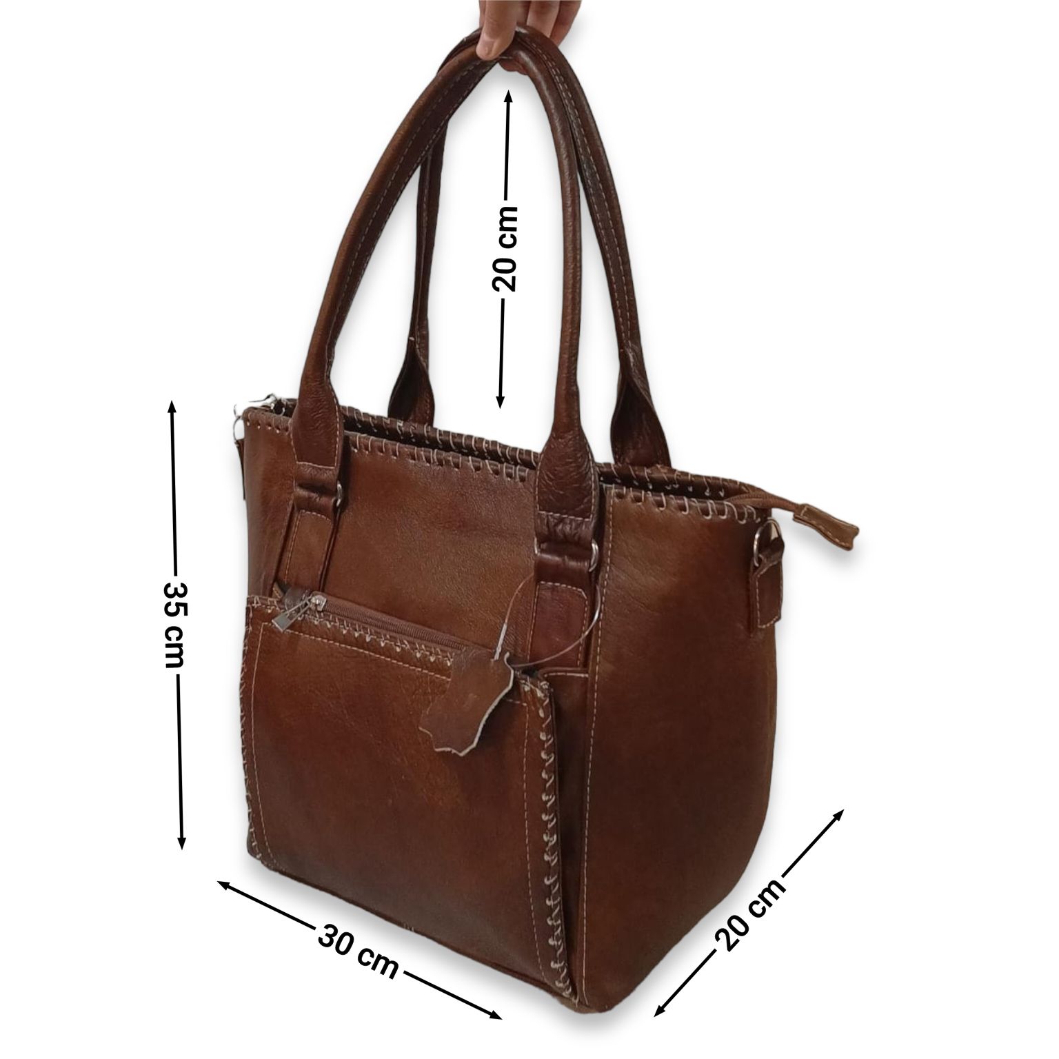 Bolsa de Piel Genuina de ternera Fina y elegante