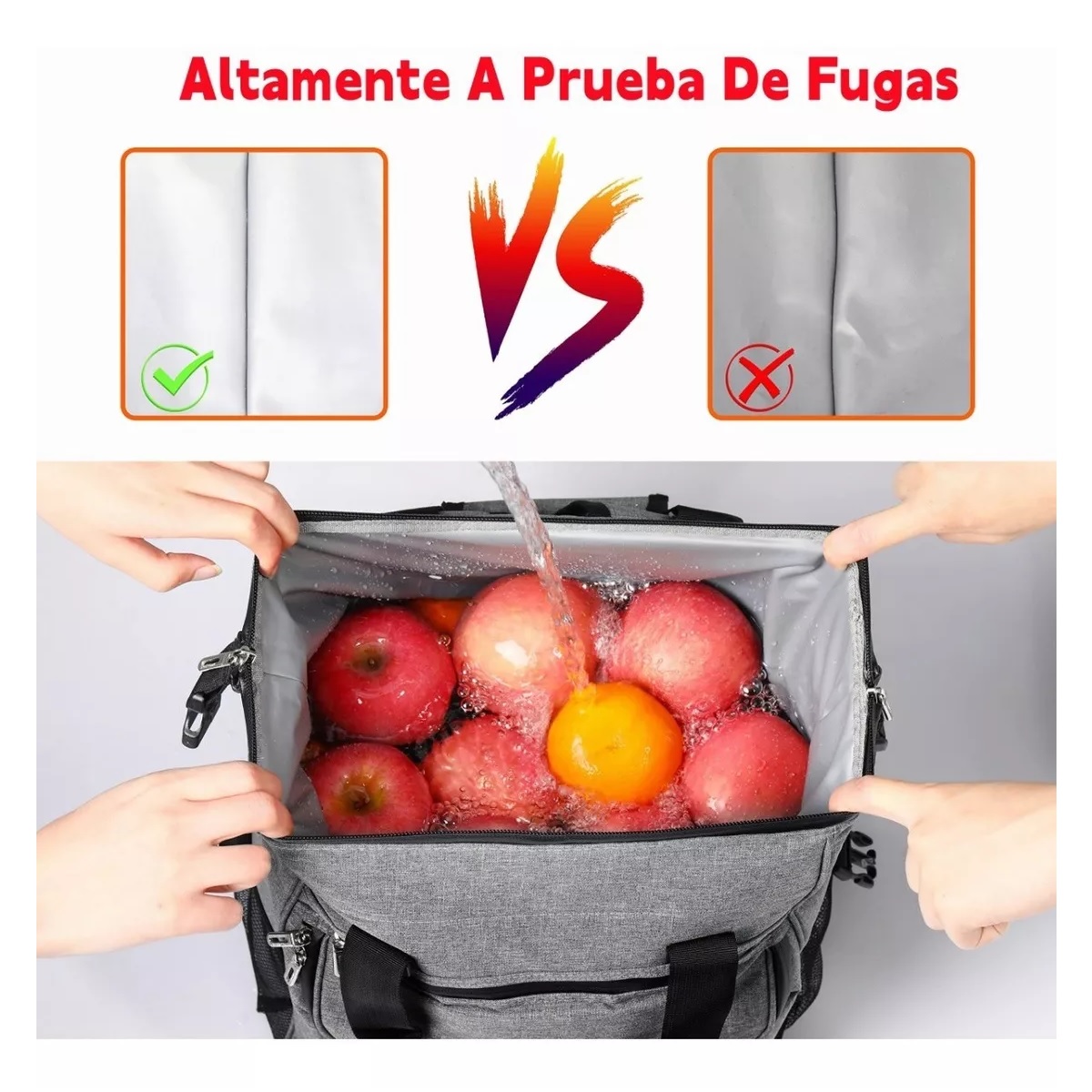 Hielera Mochila Bolsa Térmica Aislada A Prueba De Fugas 26 L