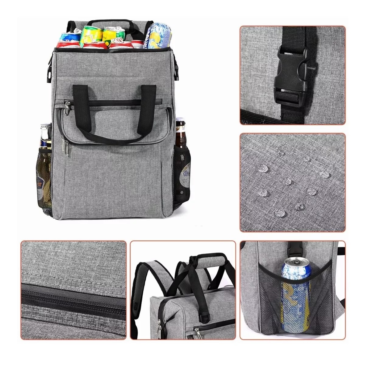 Hielera Mochila Bolsa Térmica Aislada A Prueba De Fugas 26 L