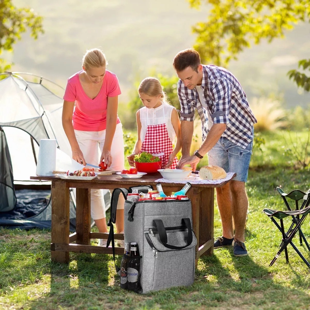 Hielera Mochila Bolsa Térmica Aislada A Prueba De Fugas 26 L