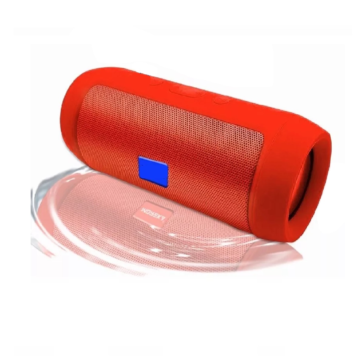 Bocina De Subgraves Inalámbrica Bluetooth Pequeña Y Portátil Rojo