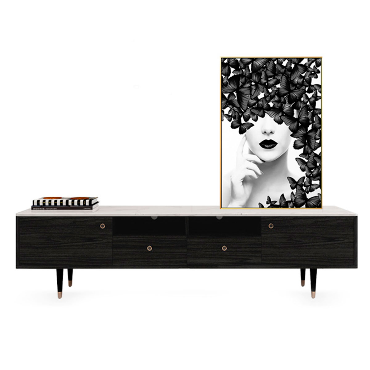 Bufetera mesa de centro praga 162cm de largo mueble para TV