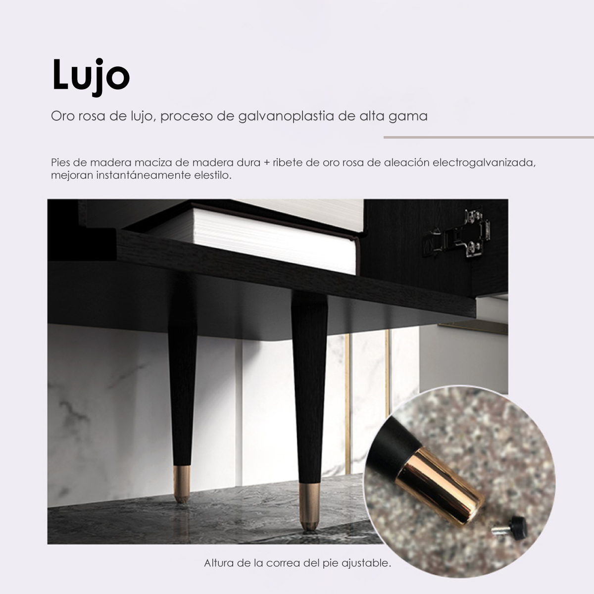 Bufetera mesa de centro praga 162cm de largo mueble para TV