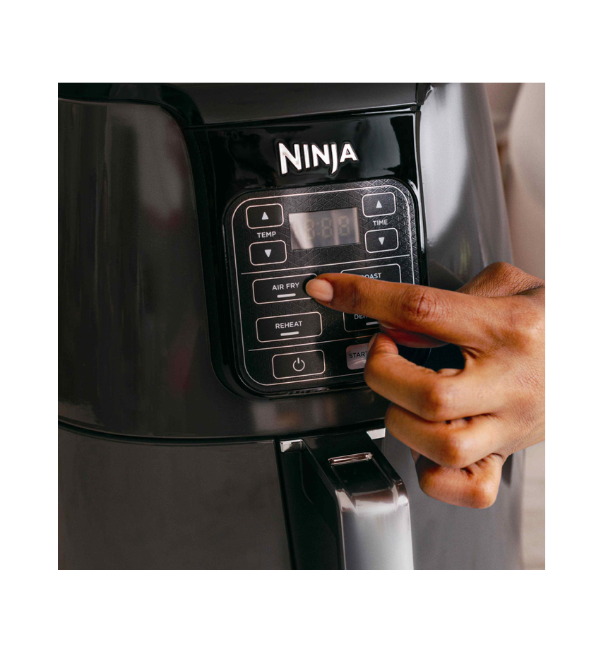 Freidora De Aire Ninja Af101 3.8 L Negro y Gris