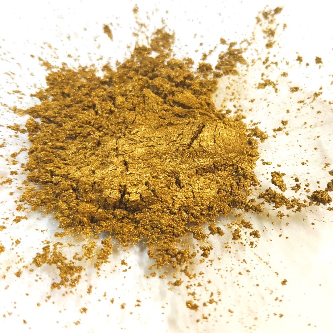 Colorante Mica Polvo P/ Jabones Tono Oro Viejo Hazlo Tu 20gr