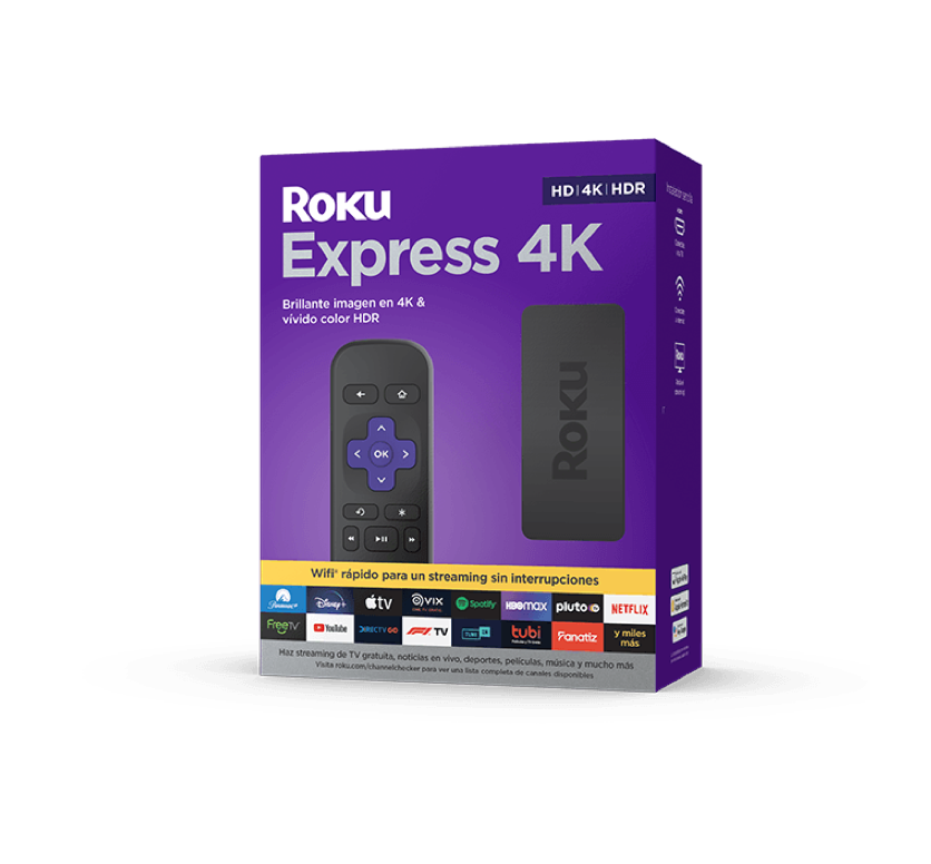 Dispositivo de Transmision Roku Express 4K HDR Brilliant 3940RW Negro