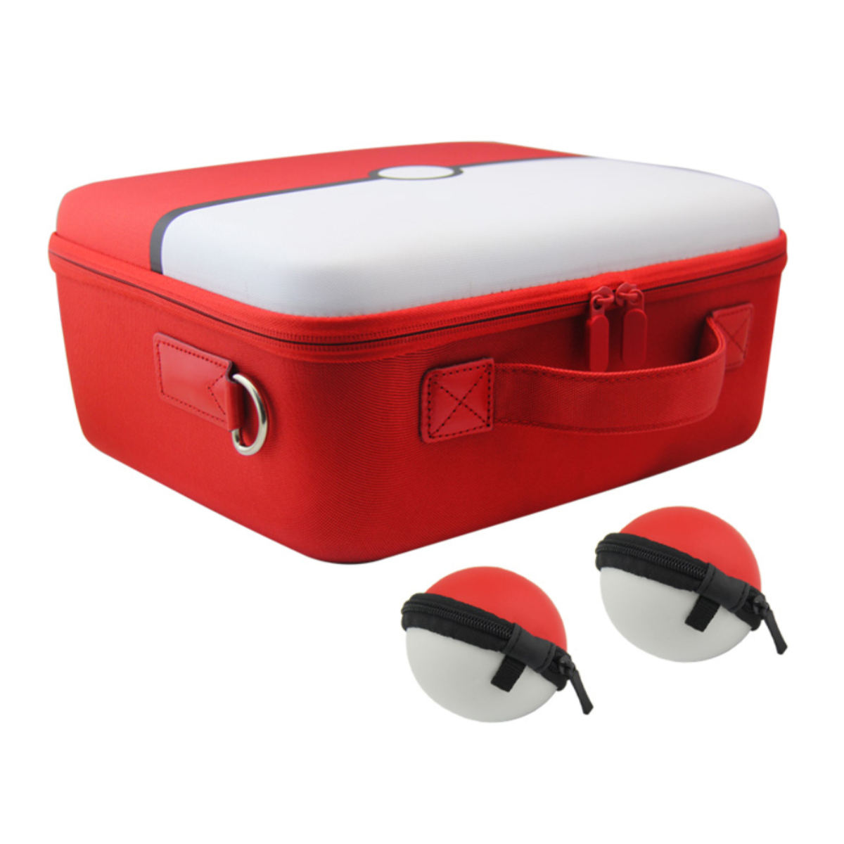 Estuche Completo Viajero Pokémon (Pokebolas New) Compatible Nintendo Switch 
