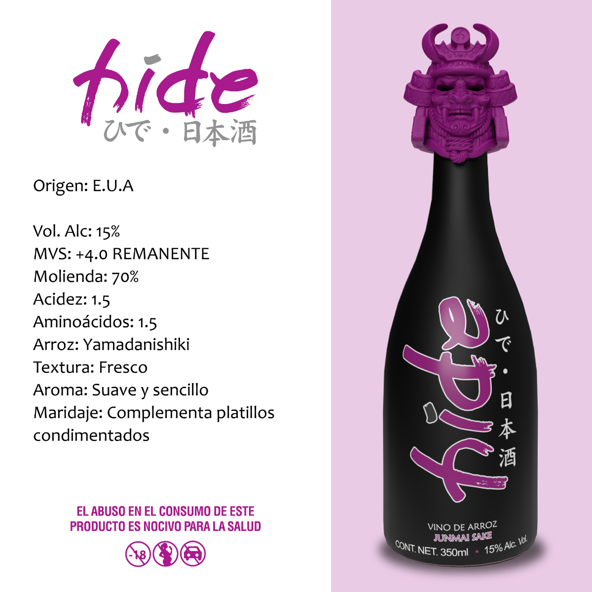 Sake Hide 350ml.