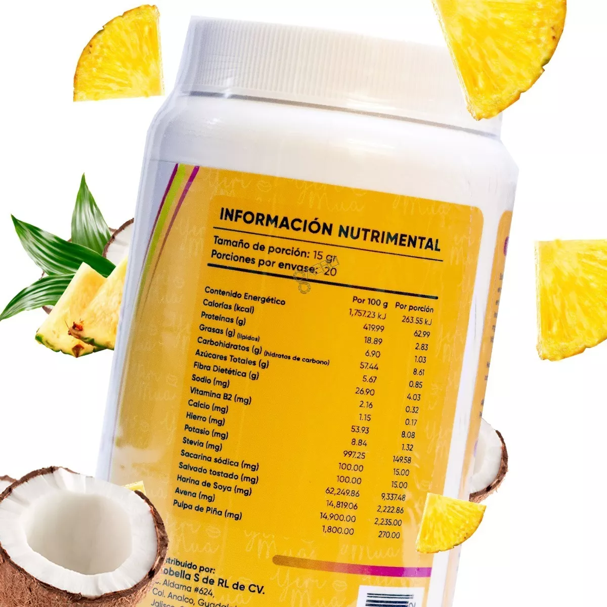 Yeri Fibra Piña Colada 300grs