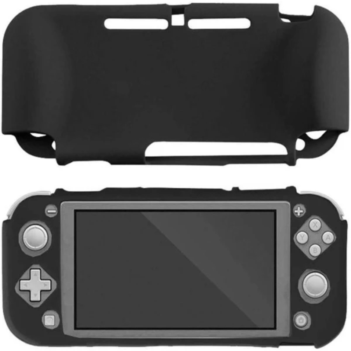 Funda Silicona Completa Para Consola y 2 Joycon (Negra) Compatible Nintendo Switch 