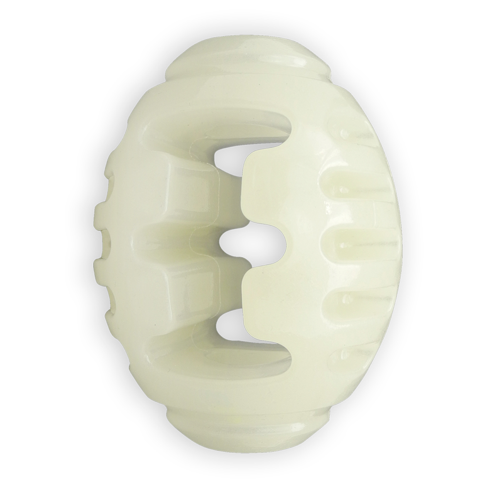 Fancy Pets Juguete Balón de Rugby Glow para Perro que Brilla en la Oscuridad Tamaño Chico