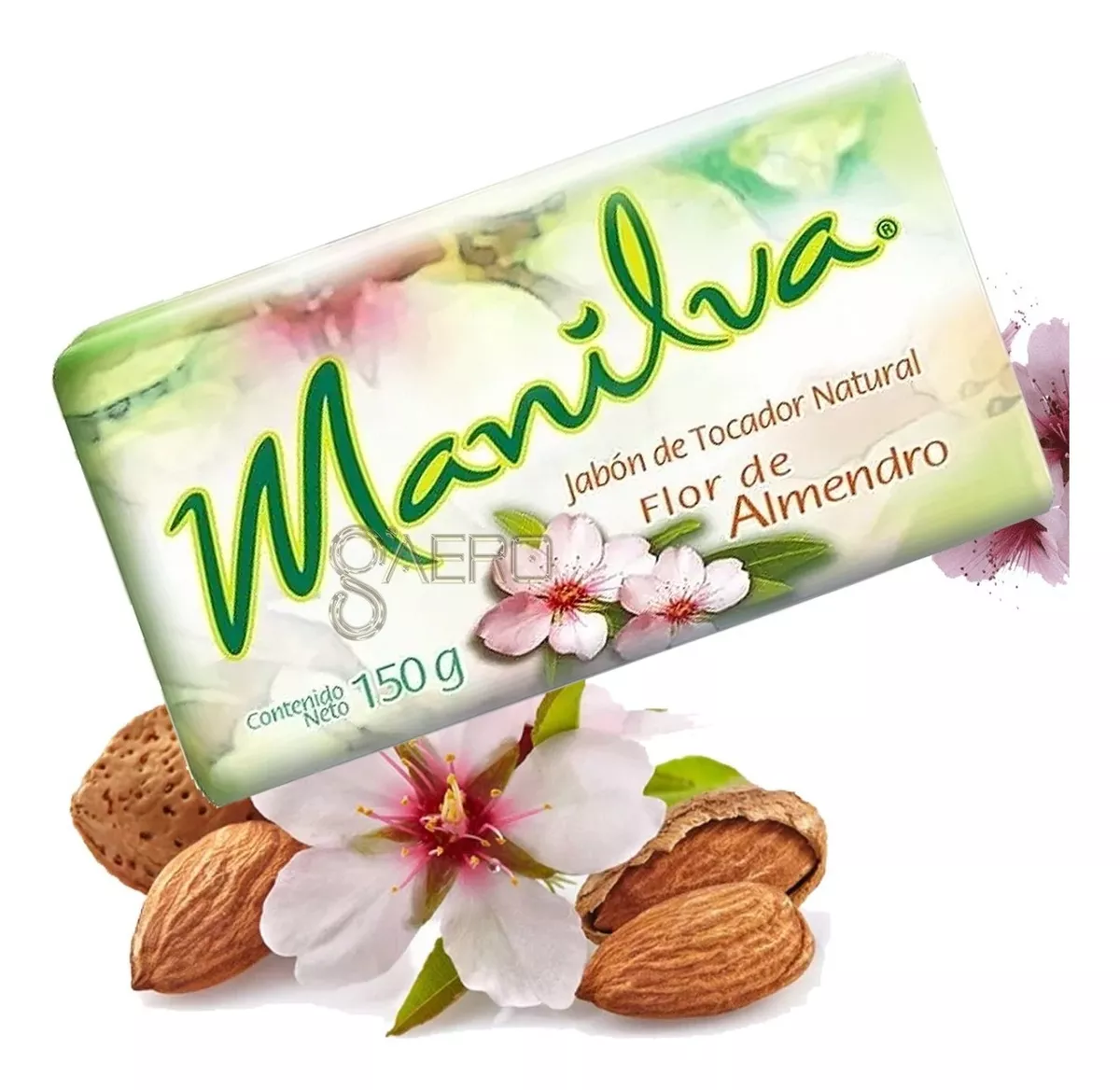 Jabón En Barra Flor Almendro 150g Manilva