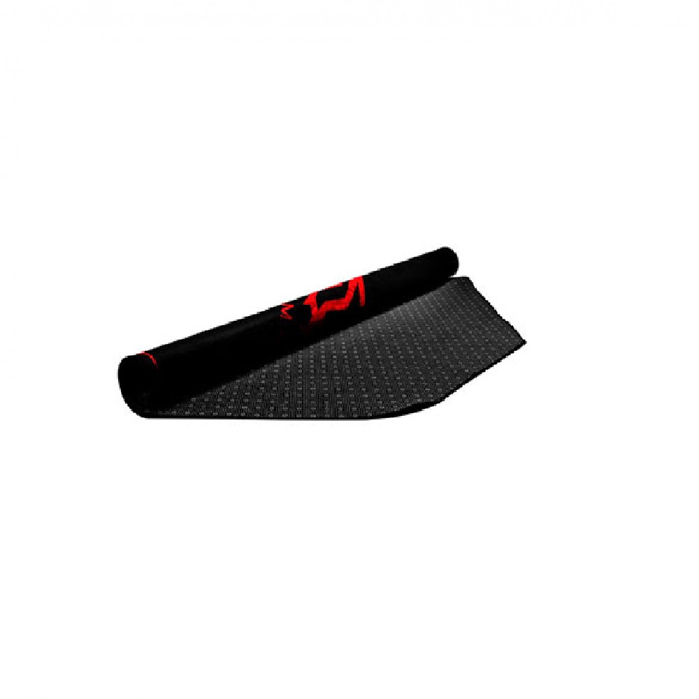 Tapete Gamer Balam Rush ULTIMATE, 12 x 12cm, Grosor 5mm, Negro/Rojo