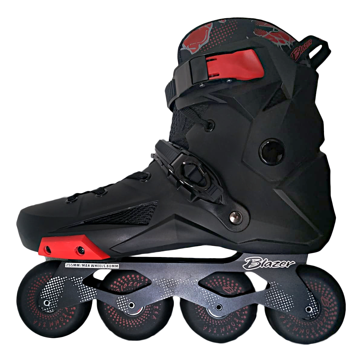 Patines Freeskate Negro con Rojo Semiprofesionales de uso Urbano