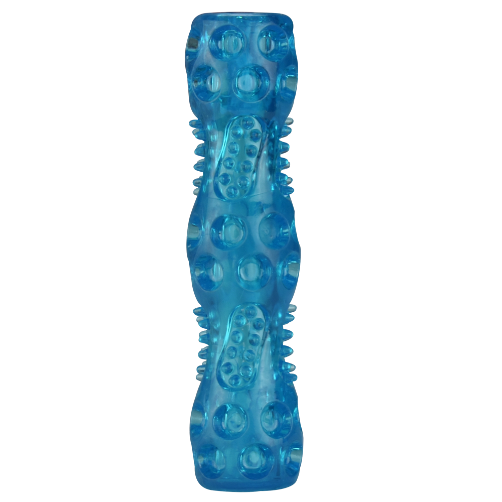 Fancy Pets juguete Vara Flexible con Sonido para Perro Tamaño Chico Color Azul