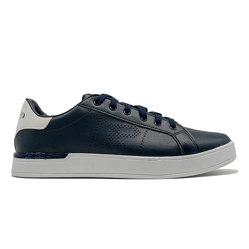 Tenis Polo HPC 1045 Azul Marino Blanco Hombre Casual Comodo Original