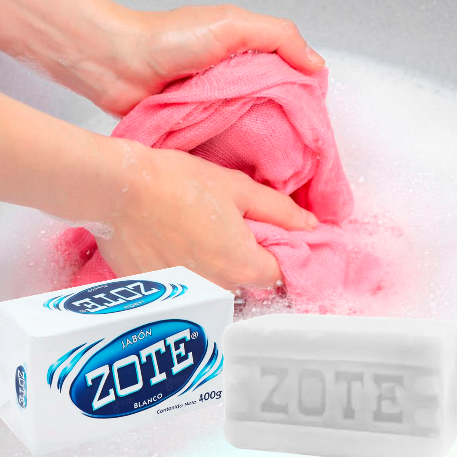 Jabón Zote Blanco 400g