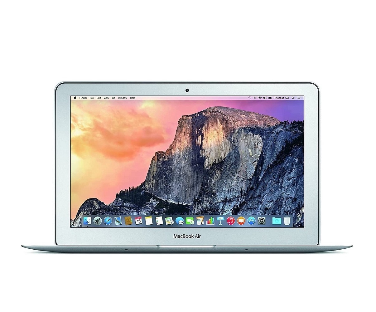 Laptop MacBook Air- 11.6"- Intel Core i5, 4ta gen- 4GB RAM- 128GB SSD- S.O. Mac OS- Equipo Clase A, Reacondicionado.