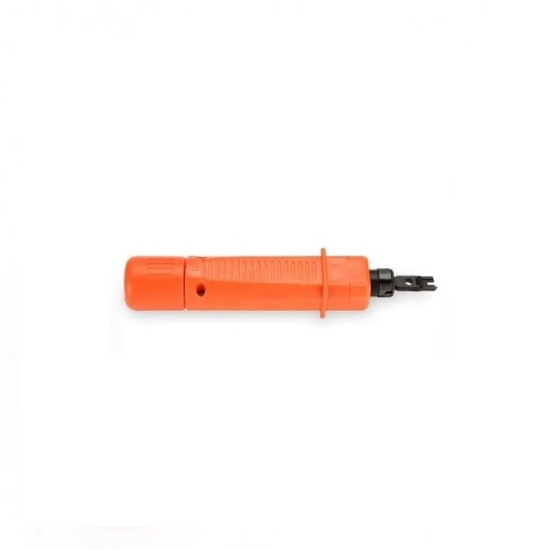 Herramienta de Impacto BRobotix 497813 para ponchado de un solo lado. Color Naranja.