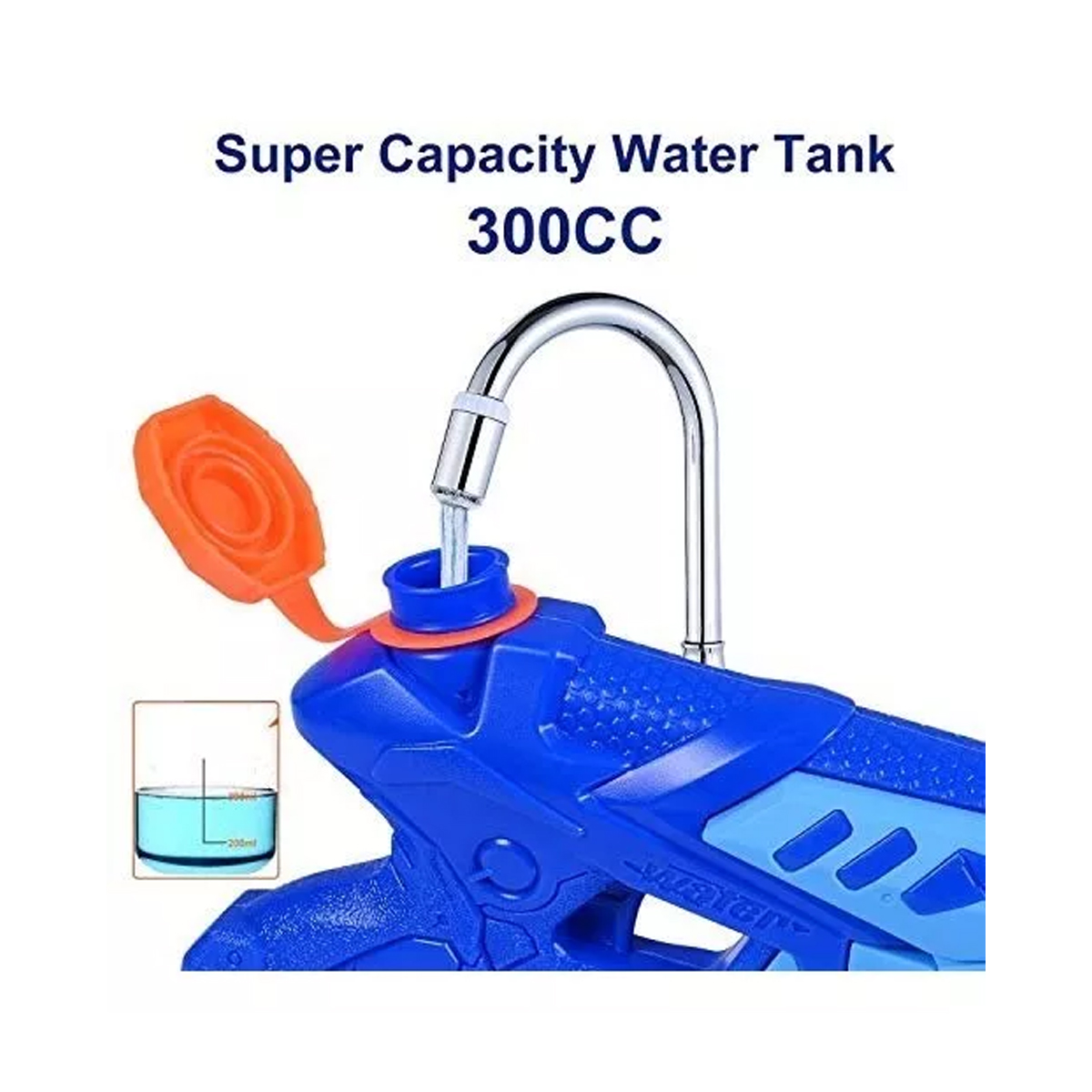 2 Pistolas de Agua Pistolas juguetes Playa Lanzador Niños Divertido