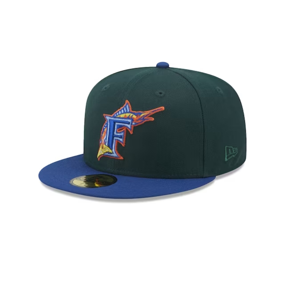 GORRA NEW ERA 59FIFTY MIAMI MARLINS WORLD SERIES VERDE 21510351