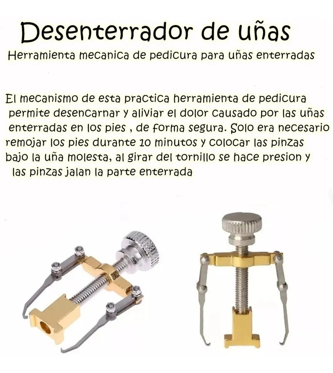 Herramienta Para Sacar Uñas Enterradas Removedor
