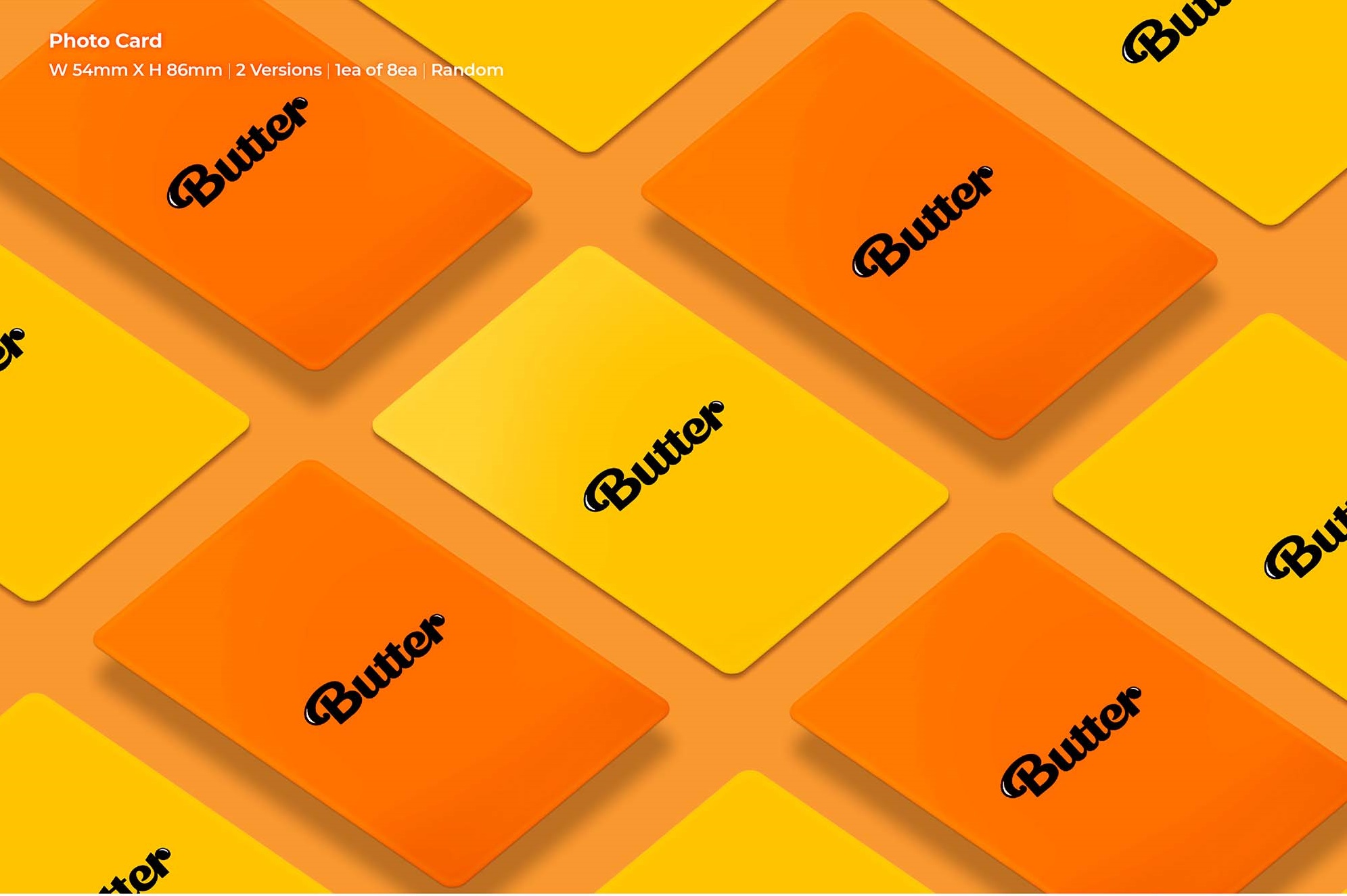 BTS - Butter (Versión Peaches - Naranja) Album kpop