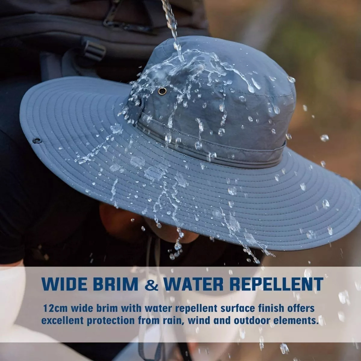 Sombrero De Sol Para Hombre Exterior , Upf 50+ De Cúpula Calor Campo.