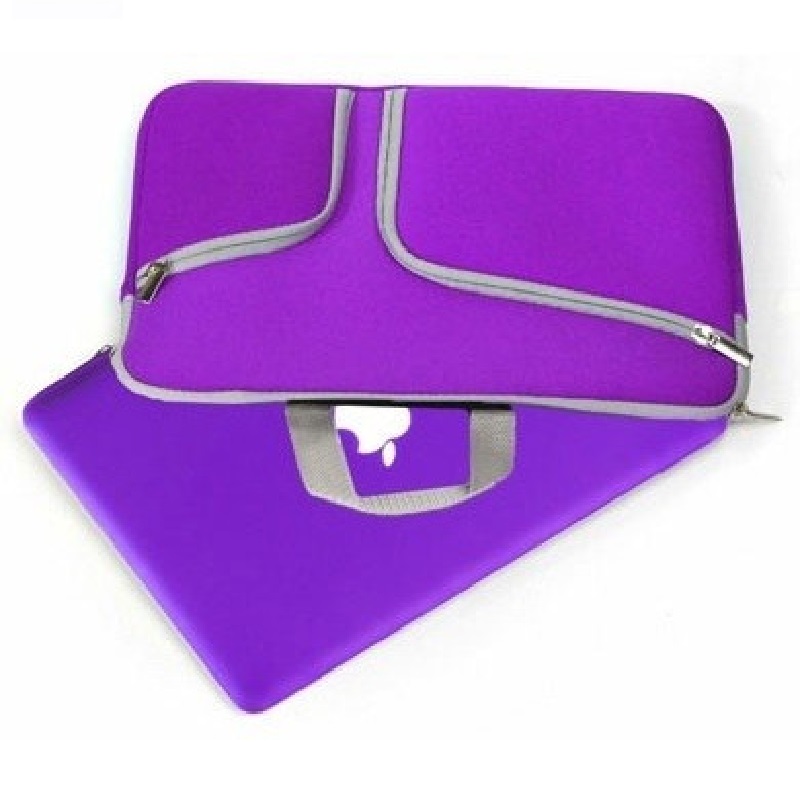 BRobotix Funda de Neopreno 457896P para Laptop 15.4'', Púrpura.