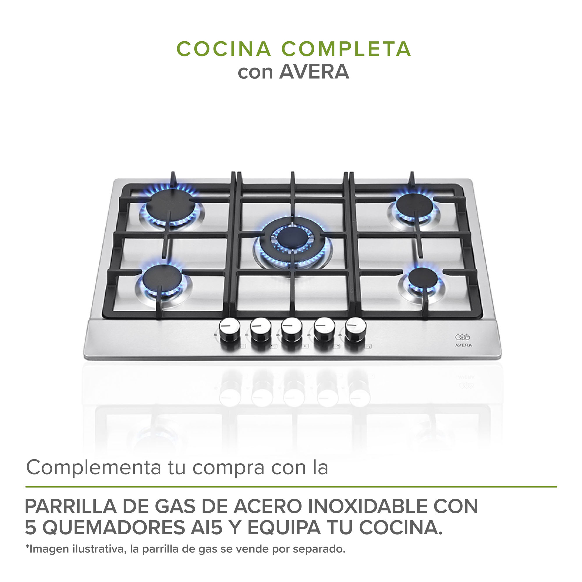 AVERA Campana Extractora De Pared 80 CM Touchless CEV80T 