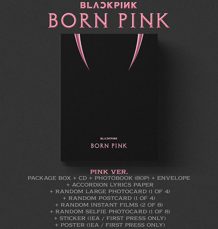 BLACKPINK - Born Pink (Box Set Ver. Pink) 2nd Album kpop