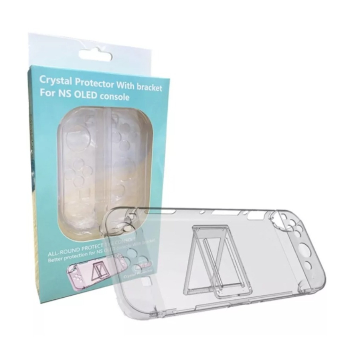 Carcasa De Acrílico (Transparente) Compatible Nintendo Switch OLED 