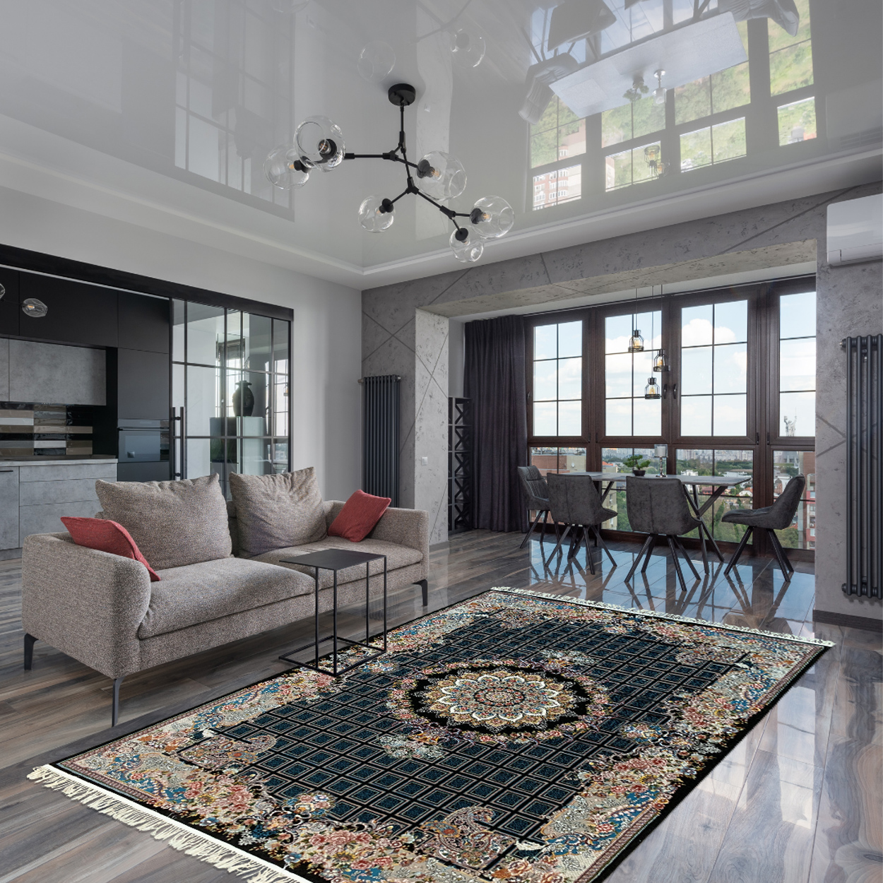 Tapete Eternity, Thera Rugs, Tabriz Mosaico 2 X 3 M