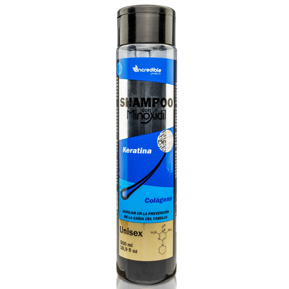 Shampoo Sin Sal Minoxidil Keratina Colageno Shampo - 500ml