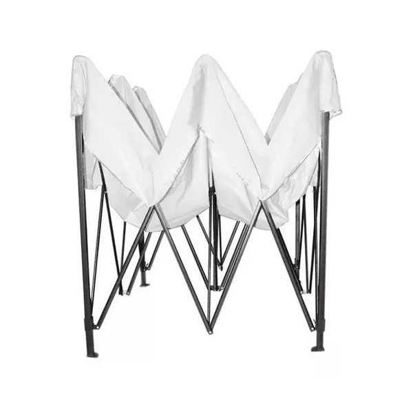 Toldo Blanco Reforzado Tipo Carpa Plegable 3x3m Impermeable