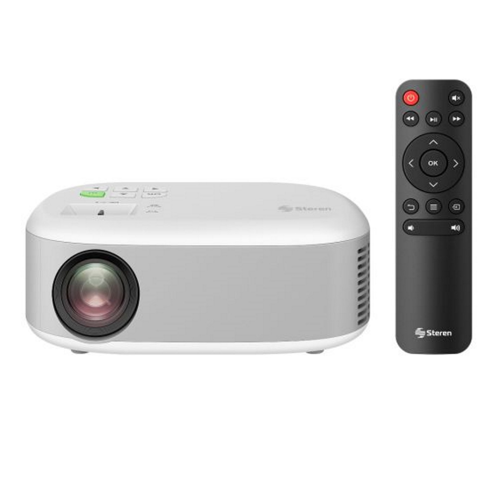Mini Proyector Multimedia 2800 Lúmenes Portátil Steren
