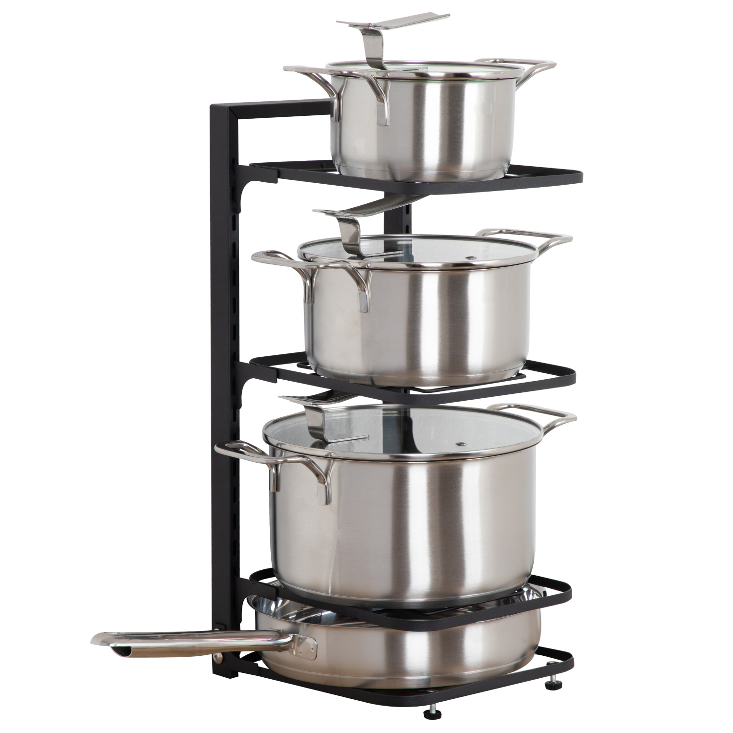 Estante Organizador Para Ollas y Sartenes Cocina 4 Repisas 