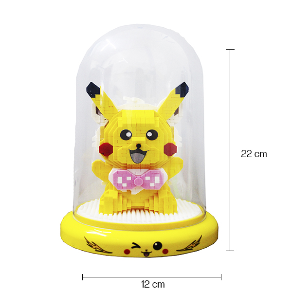 Rompecabezas 3D Mini bloques pikachu en capsula