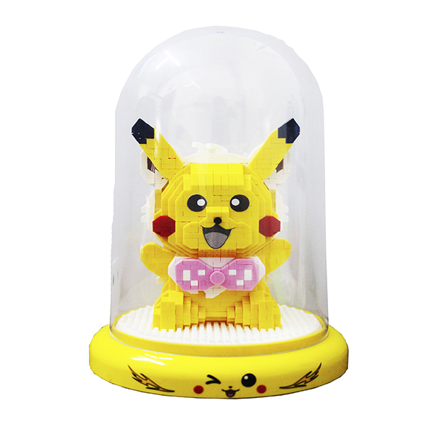 Rompecabezas 3D Mini bloques pikachu en capsula