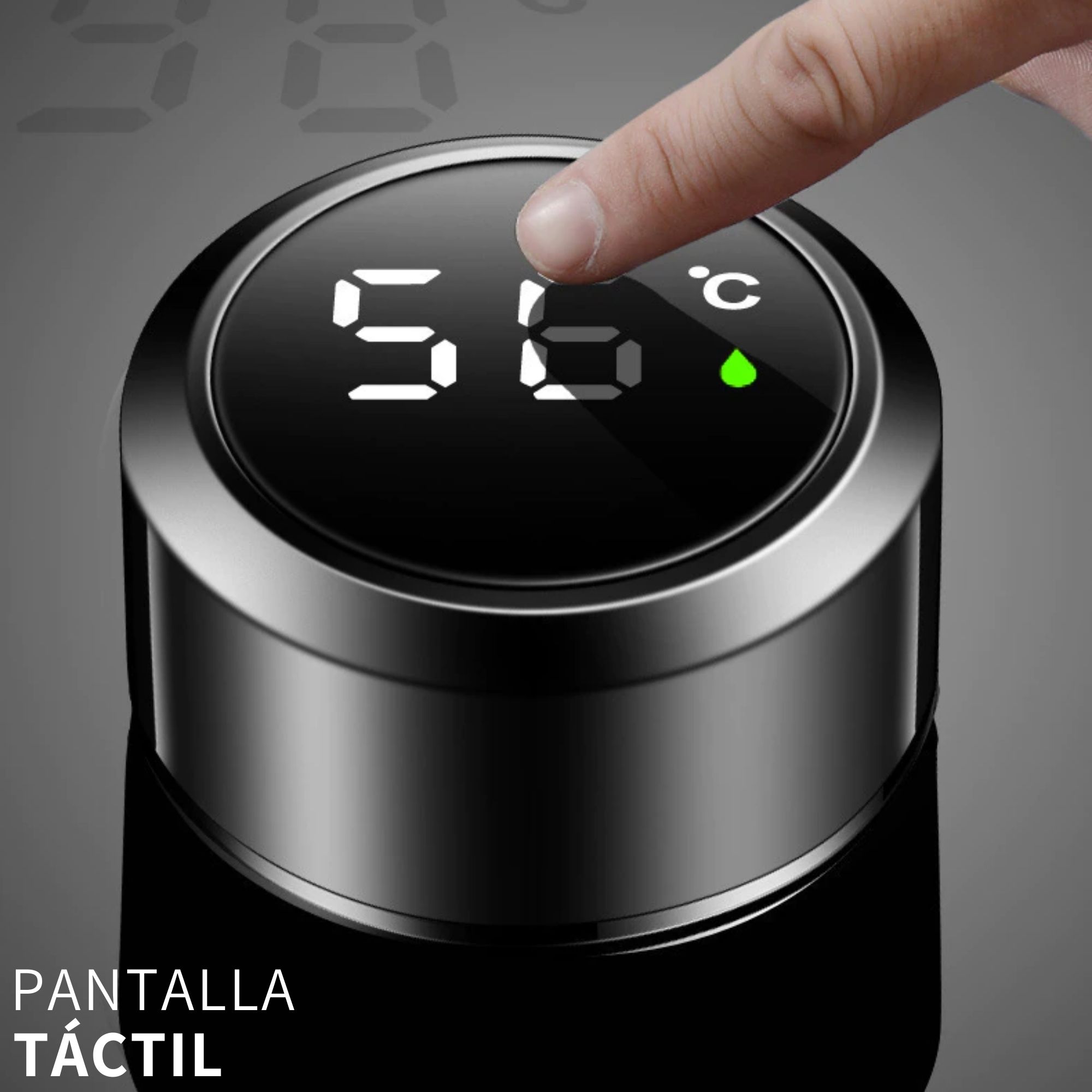 Termo Digital Inteligente Temperatura Acero Inoxidable 500ml