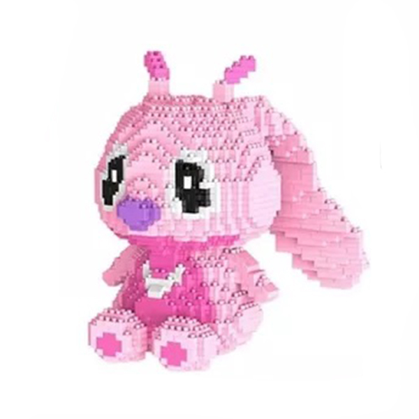 Rompecabezas 3D Mini Bloques Corazón Rosa