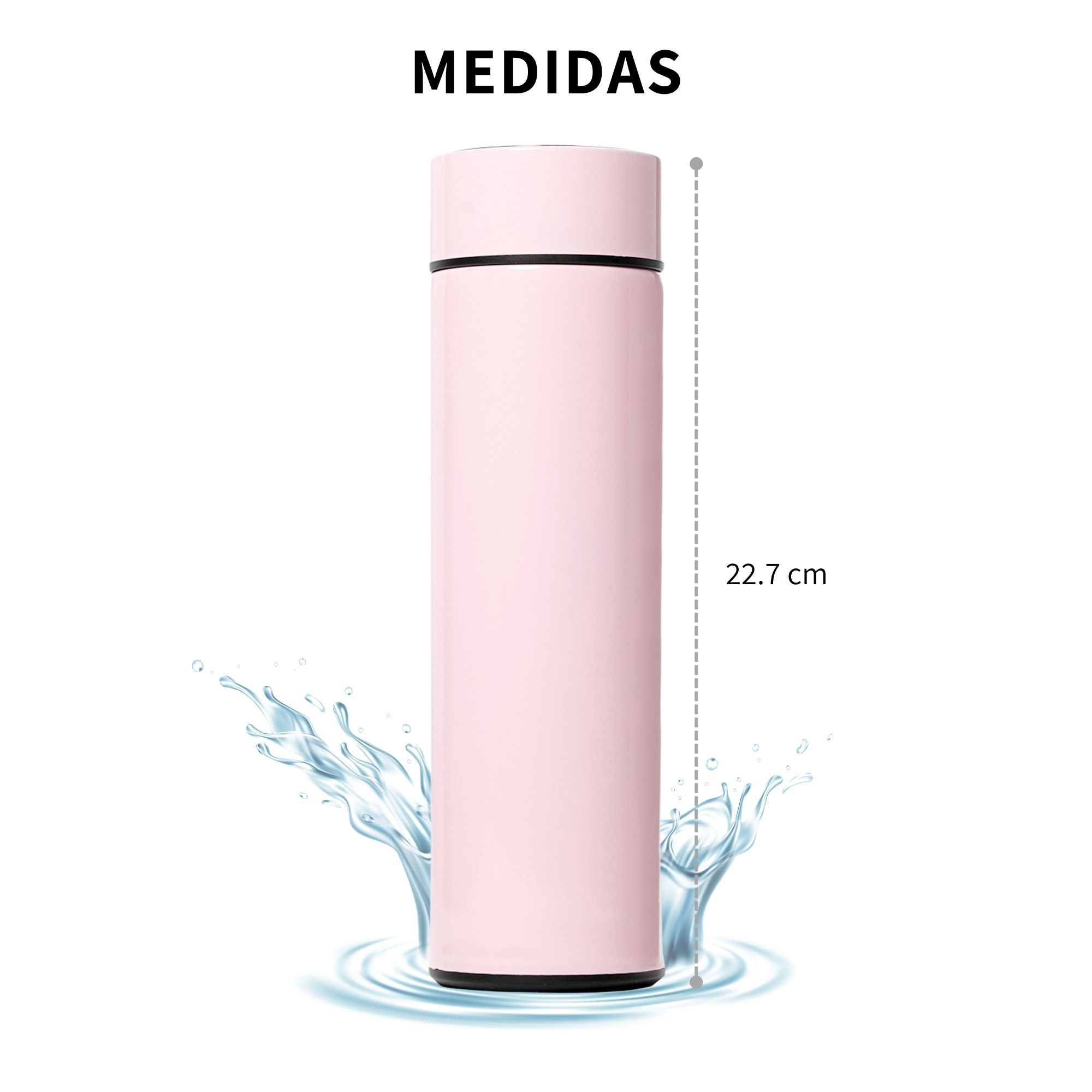Termo Digital Inteligente Temperatura Acero Inoxidable 500ml